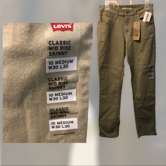 Levi's Denim - NWT Levi’s Classic Mid Rise Skinny Jeans